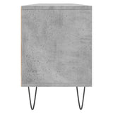 Meuble TV gris béton 150x30x44,5 cm bois d'ingénierie