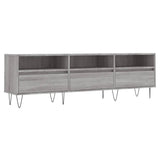 Meuble TV sonoma gris 150x30x44,5 cm bois d'ingénierie