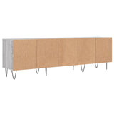 Meuble TV sonoma gris 150x30x44,5 cm bois d'ingénierie