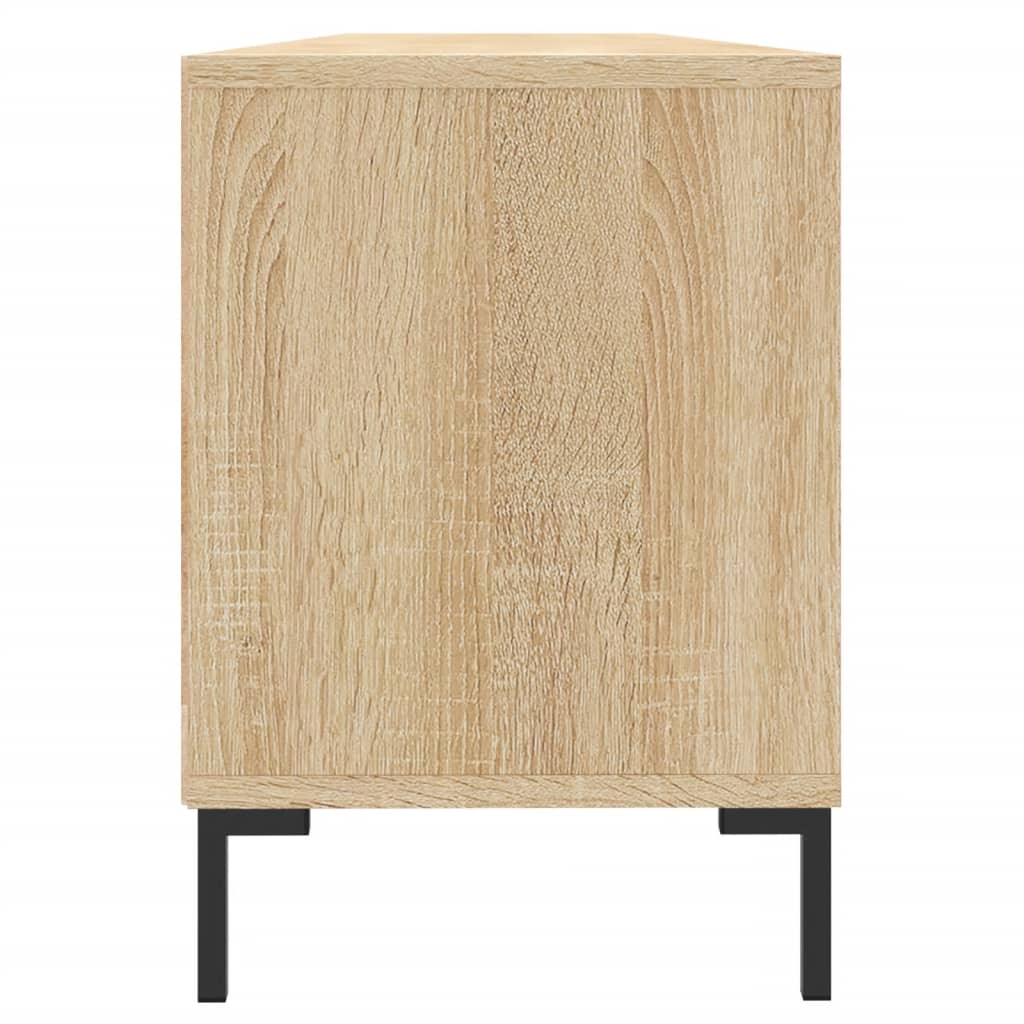 Meuble TV chêne sonoma 150x30x44,5 cm bois d'ingénierie