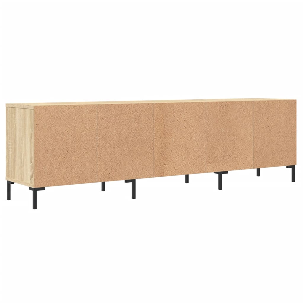 Meuble TV chêne sonoma 150x30x44,5 cm bois d'ingénierie