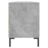 Meuble TV gris béton 150x30x44,5 cm bois d'ingénierie