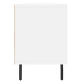 Meuble TV blanc 150x30x44,5 cm bois d'ingénierie