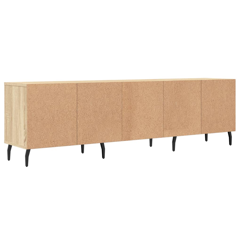 Meuble TV chêne sonoma 150x30x44,5 cm bois d'ingénierie