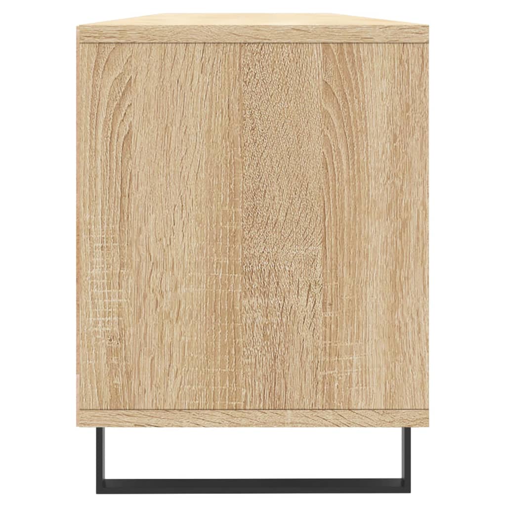 Meuble TV chêne sonoma 150x30x44,5 cm bois d'ingénierie