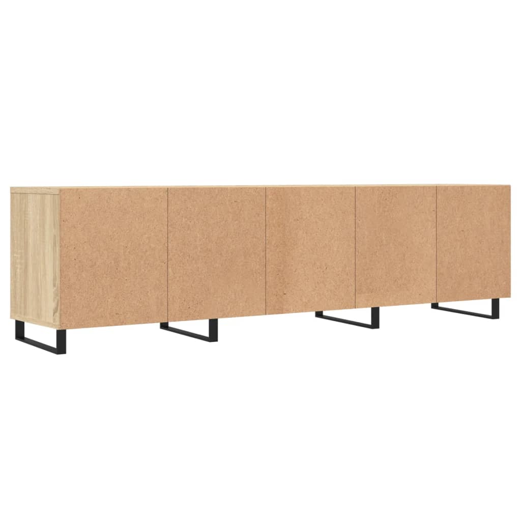 Meuble TV chêne sonoma 150x30x44,5 cm bois d'ingénierie