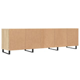 Meuble TV chêne sonoma 150x30x44,5 cm bois d'ingénierie