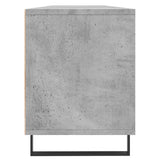 Meuble TV gris béton 150x30x44,5 cm bois d'ingénierie