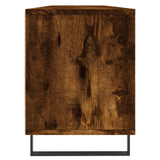 Meuble TV chêne fumé 150x30x44,5 cm bois d'ingénierie