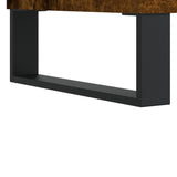 Meuble TV chêne fumé 150x30x44,5 cm bois d'ingénierie