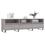 Meuble TV sonoma gris 150x30x44,5 cm bois d'ingénierie