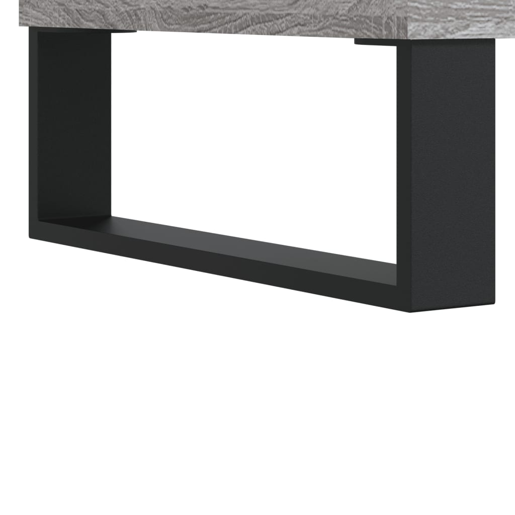 Meuble TV sonoma gris 150x30x44,5 cm bois d'ingénierie