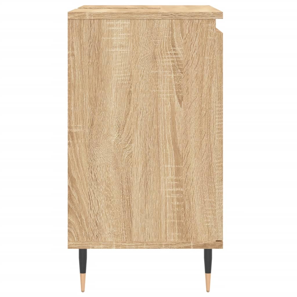 Armoire de bain chêne sonoma 58x33x60 cm bois d'ingénierie