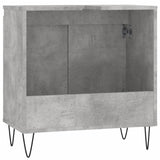 Armoire de bain gris béton 58x33x60 cm bois d'ingénierie