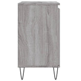 Armoire de bain sonoma gris 58x33x60 cm bois d'ingénierie