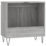 Sonoma grauer Badezimmerschrank 58x33x60 cm aus Holzwerkstoff