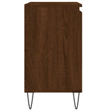 Armoire de bain chêne marron 58x33x60 cm bois d'ingénierie