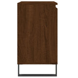 Armoire de bain chêne marron 58x33x60 cm bois d'ingénierie