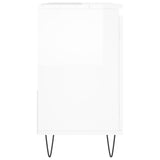 Armoire de salle de bain blanc brillant 65x33x60 cm