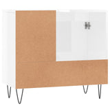 Armoire de salle de bain blanc brillant 65x33x60 cm