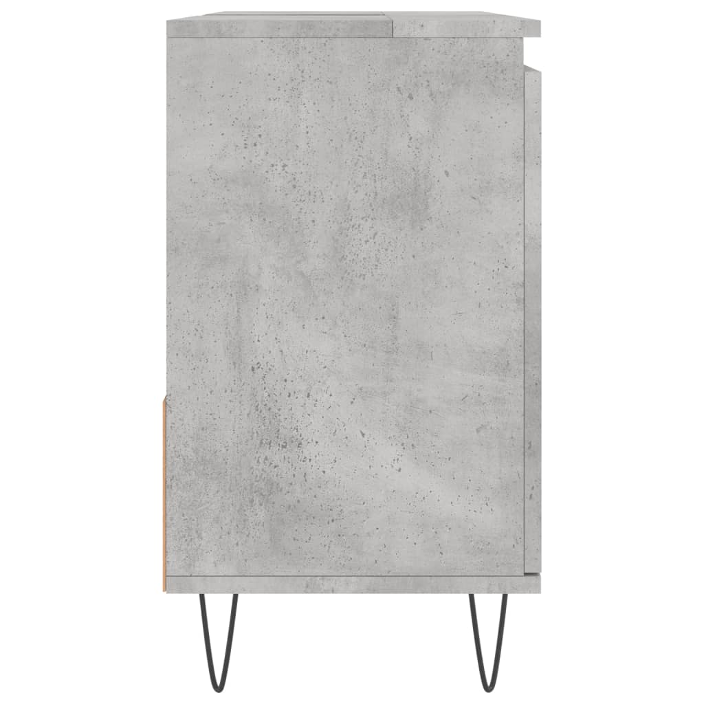 Concrete gray bathroom cabinet 65x33x60 cm