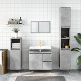 Concrete gray bathroom cabinet 65x33x60 cm