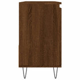 Armoire de bain chêne marron 65x33x60 cm bois d'ingénierie