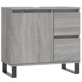 Armoire de bain sonoma gris 65x33x60 cm bois d'ingénierie