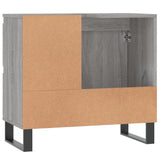 Sonoma gray bathroom cabinet 65x33x60 cm engineered wood