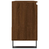 Armoire de bain chêne marron 65x33x60 cm bois d'ingénierie