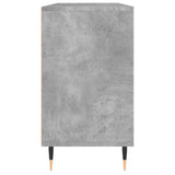 Armoire salle de bain gris béton 80x33x60cm bois d'ingénierie