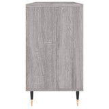 Bathroom cabinet sonoma gray 80x33x60 cm engineered wood