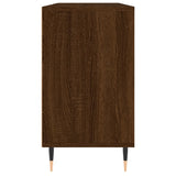 Armoire salle de bain chêne marron 80x33x60cm bois d'ingénierie