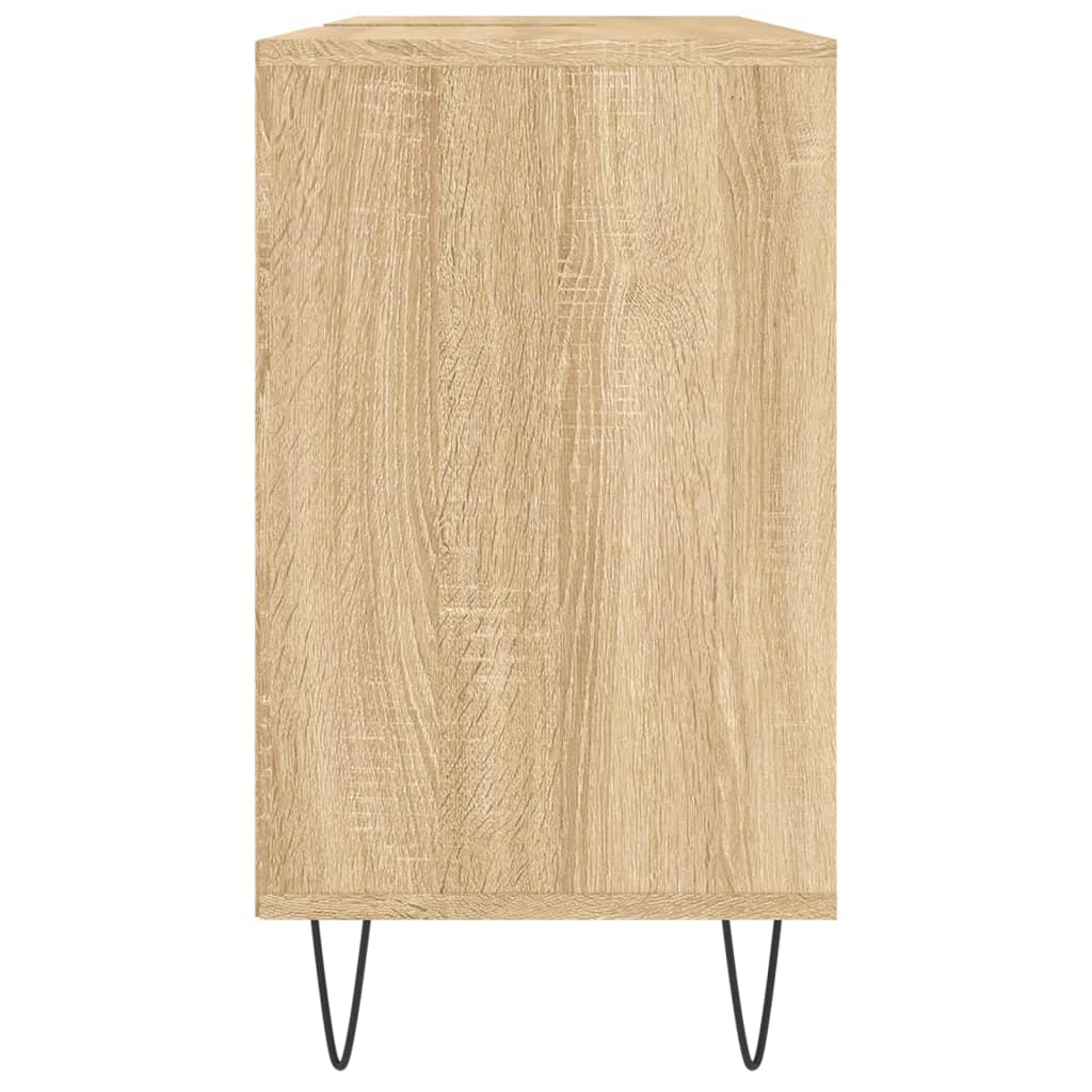 Bathroom cabinet sonoma oak 80x33x60cm engineered wood