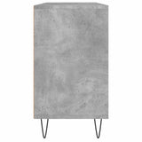 Armoire salle de bain gris béton 80x33x60cm bois d'ingénierie