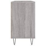 Sonoma grauer Badezimmerschrank 80x33x60 cm aus Holzwerkstoff