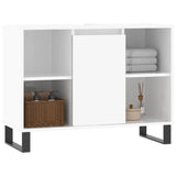 Armoire de salle de bain blanc brillant 80x33x60 cm