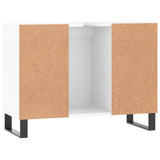 Armoire de salle de bain blanc brillant 80x33x60 cm