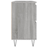 Armoire salle de bain sonoma gris 80x33x60 cm bois d'ingénierie