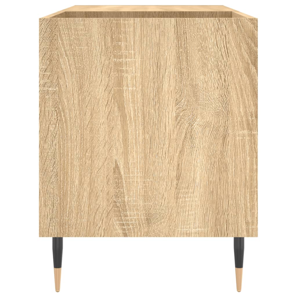 Armoire à disques chêne sonoma 85x38x48 cm bois d'ingénierie