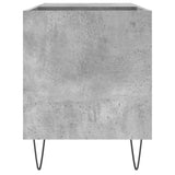 Armoire à disques gris béton 85x38x48 cm bois d'ingénierie