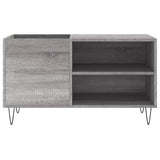 Sonoma Schallplattenschrank grau 85x38x48 cm Holzwerkstoff