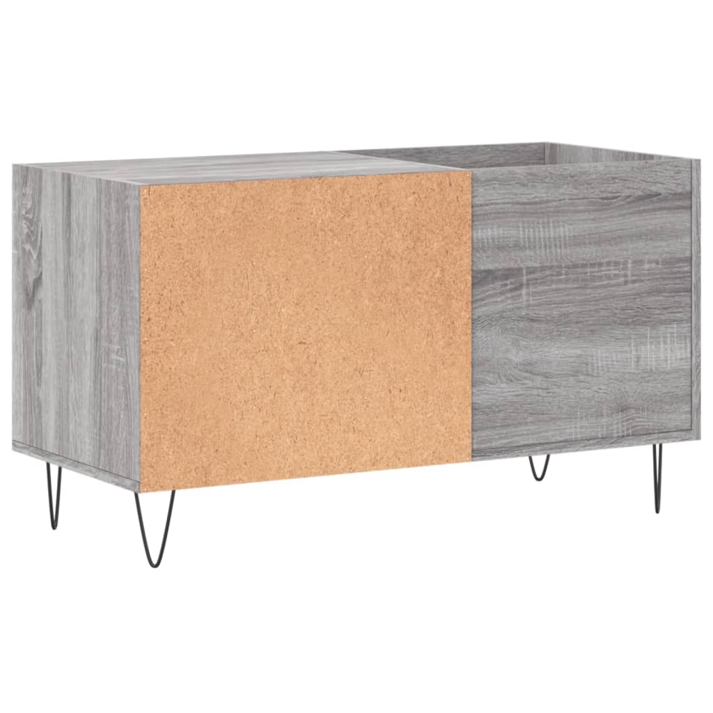 Sonoma Schallplattenschrank grau 85x38x48 cm Holzwerkstoff