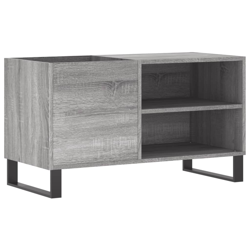 Sonoma Schallplattenschrank grau 85x38x48 cm Holzwerkstoff