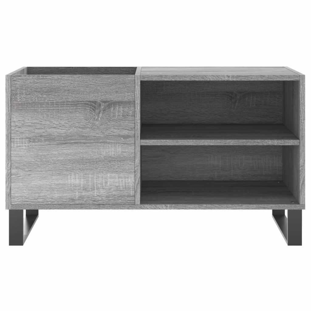 Sonoma Schallplattenschrank grau 85x38x48 cm Holzwerkstoff