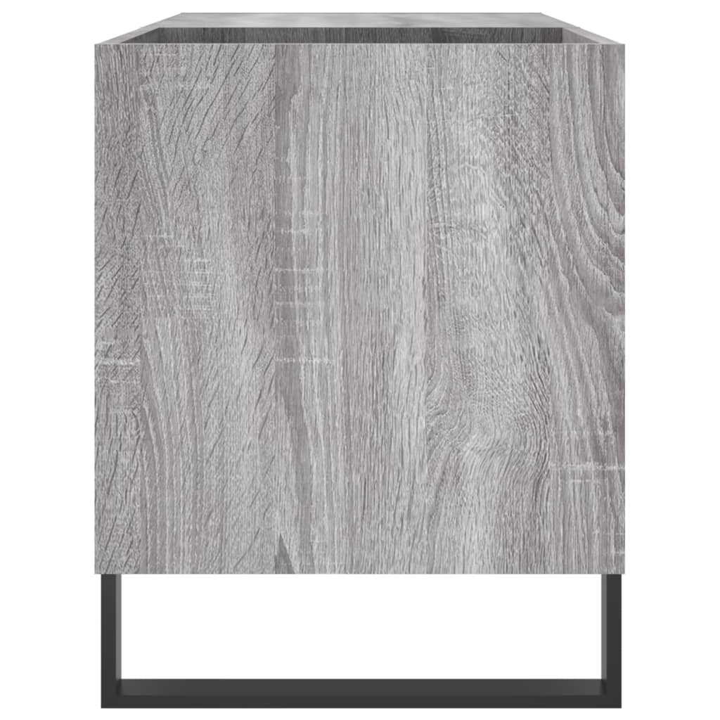 Sonoma Schallplattenschrank grau 85x38x48 cm Holzwerkstoff