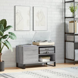 Sonoma gray record cabinet 85x38x48 cm engineered wood