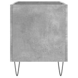 Armoire à disques gris béton 74,5x38x48 cm bois d'ingénierie