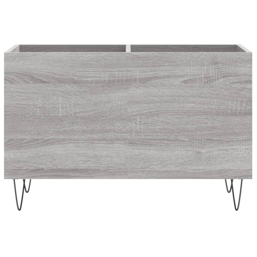 Sonoma Schallplattenschrank grau 74,5x38x48 cm Holzwerkstoff