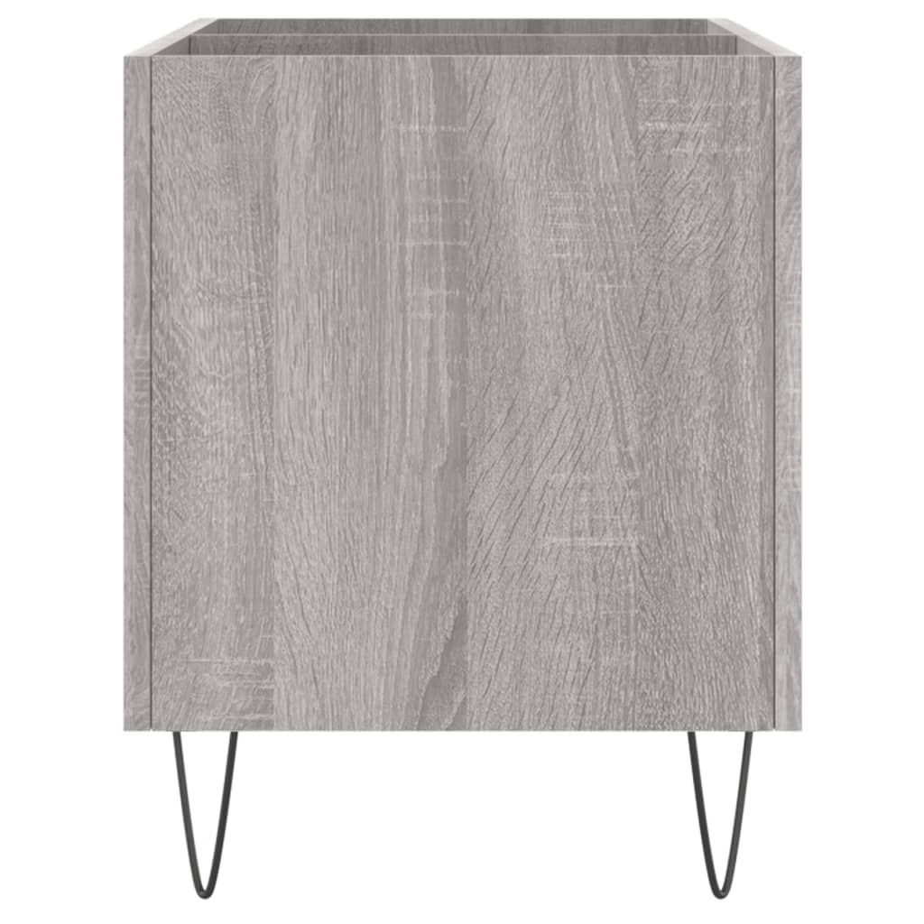 Sonoma Schallplattenschrank grau 74,5x38x48 cm Holzwerkstoff